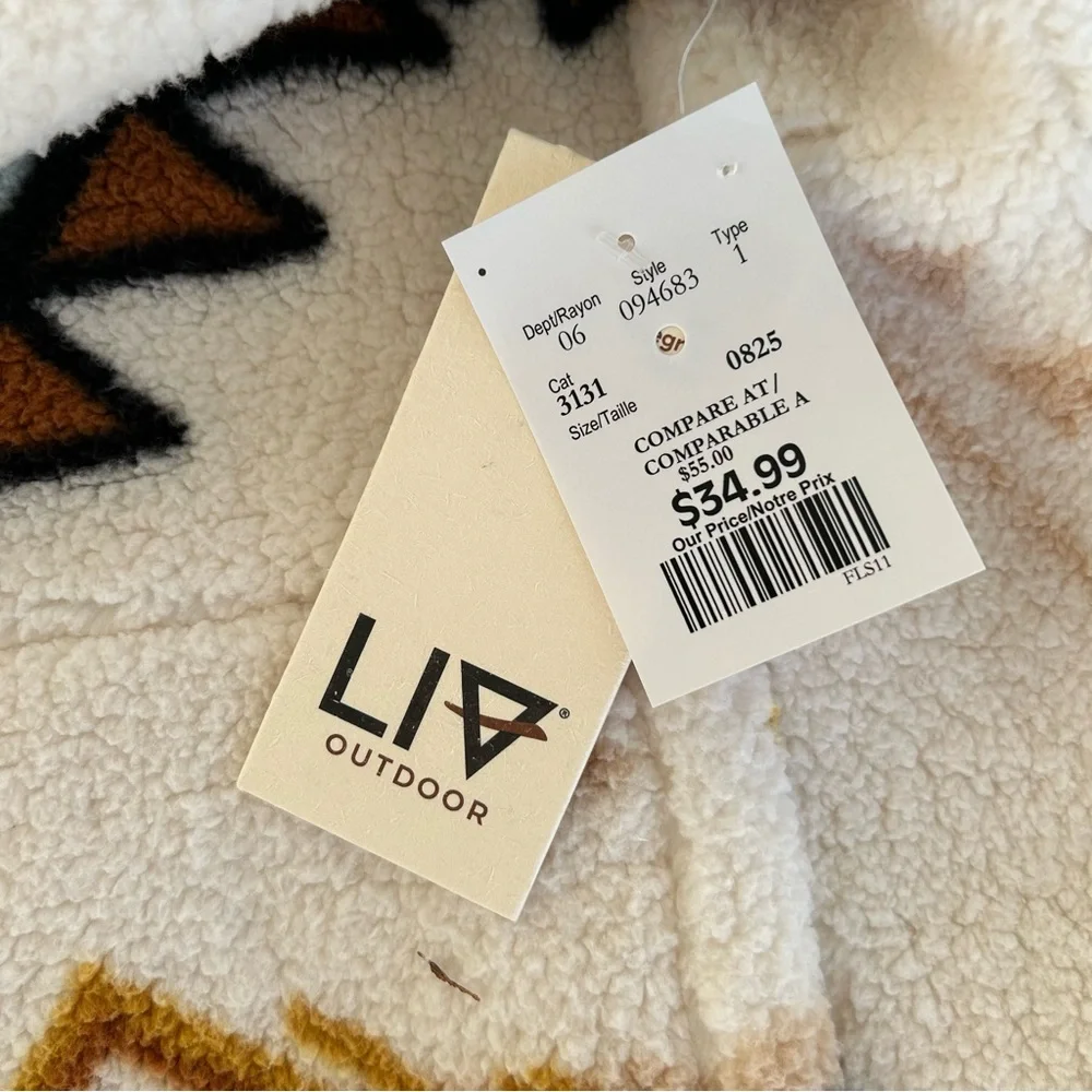 Aztec Patterned Cream Sweater - Picture 6 of 7